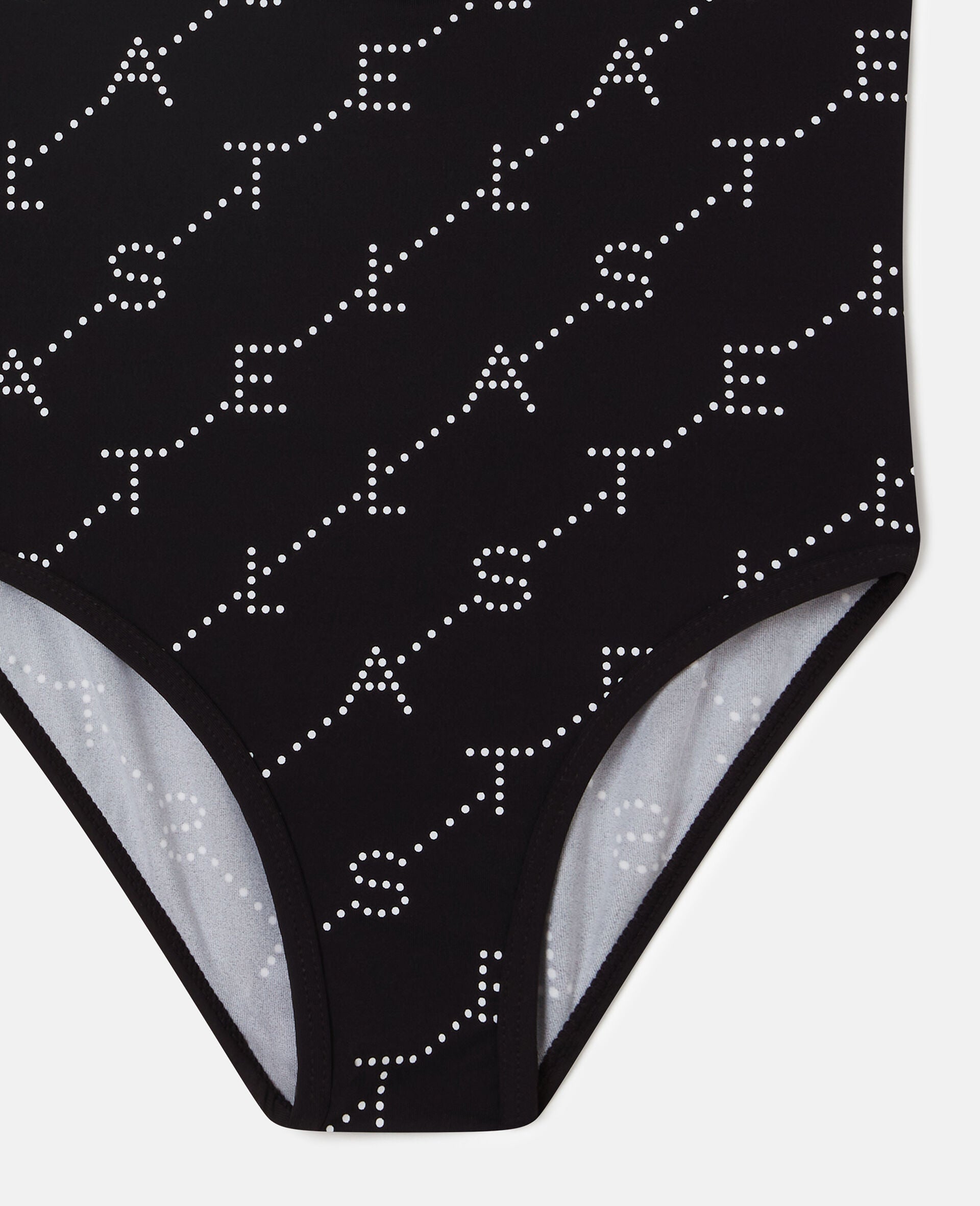 Logo Print Swimsuit