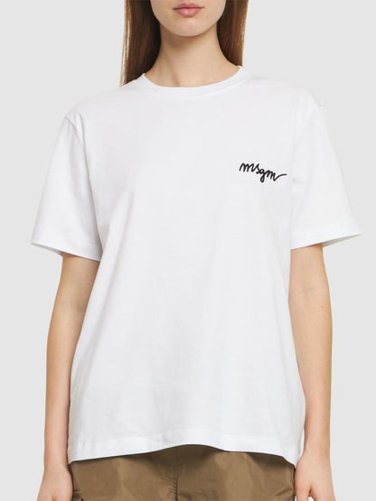 Chest-Logo Crew Neck T-shirt