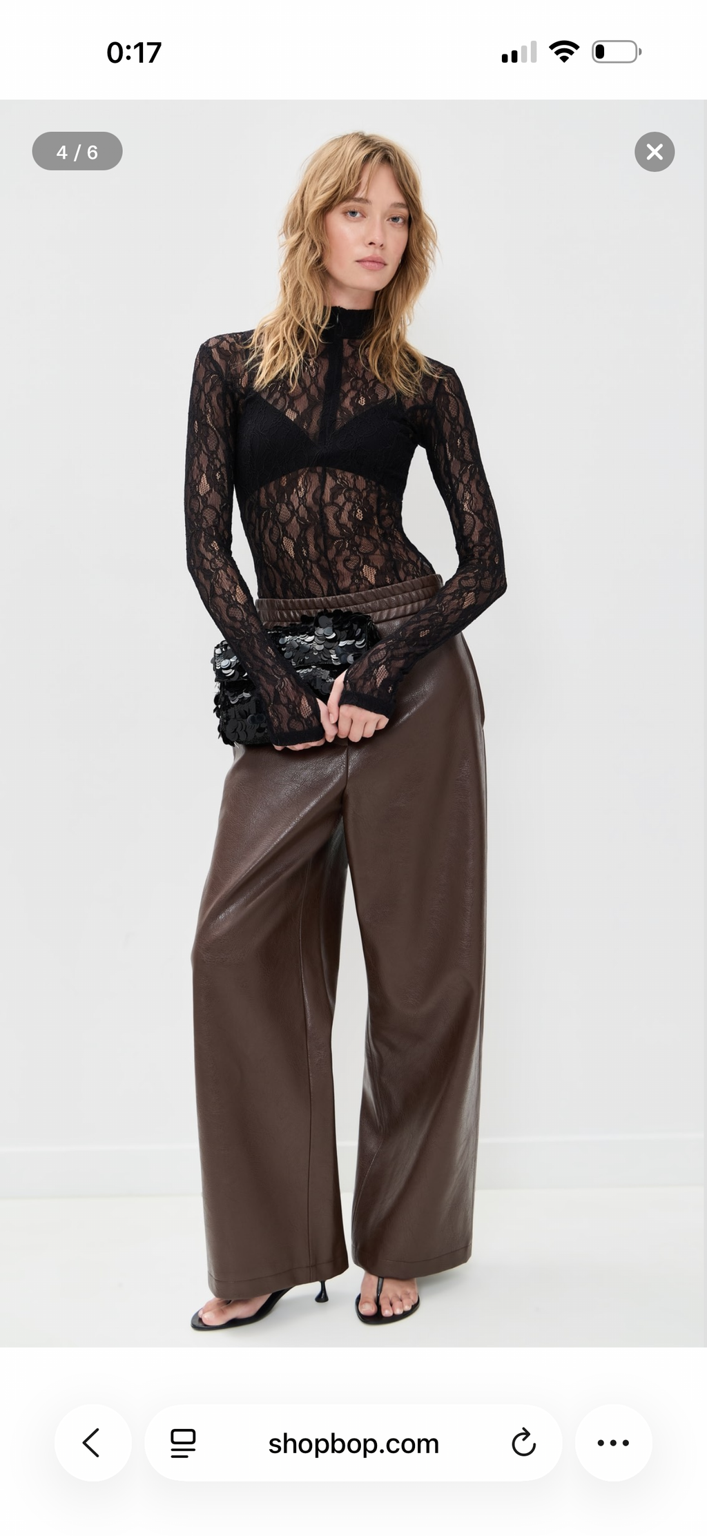 Black Lace Bodysuit