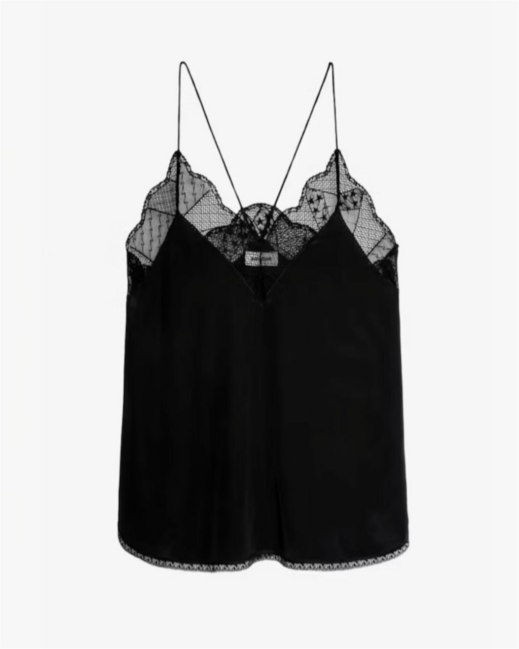 Christy Top With Black Lace