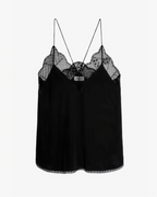 Christy Top With Black Lace