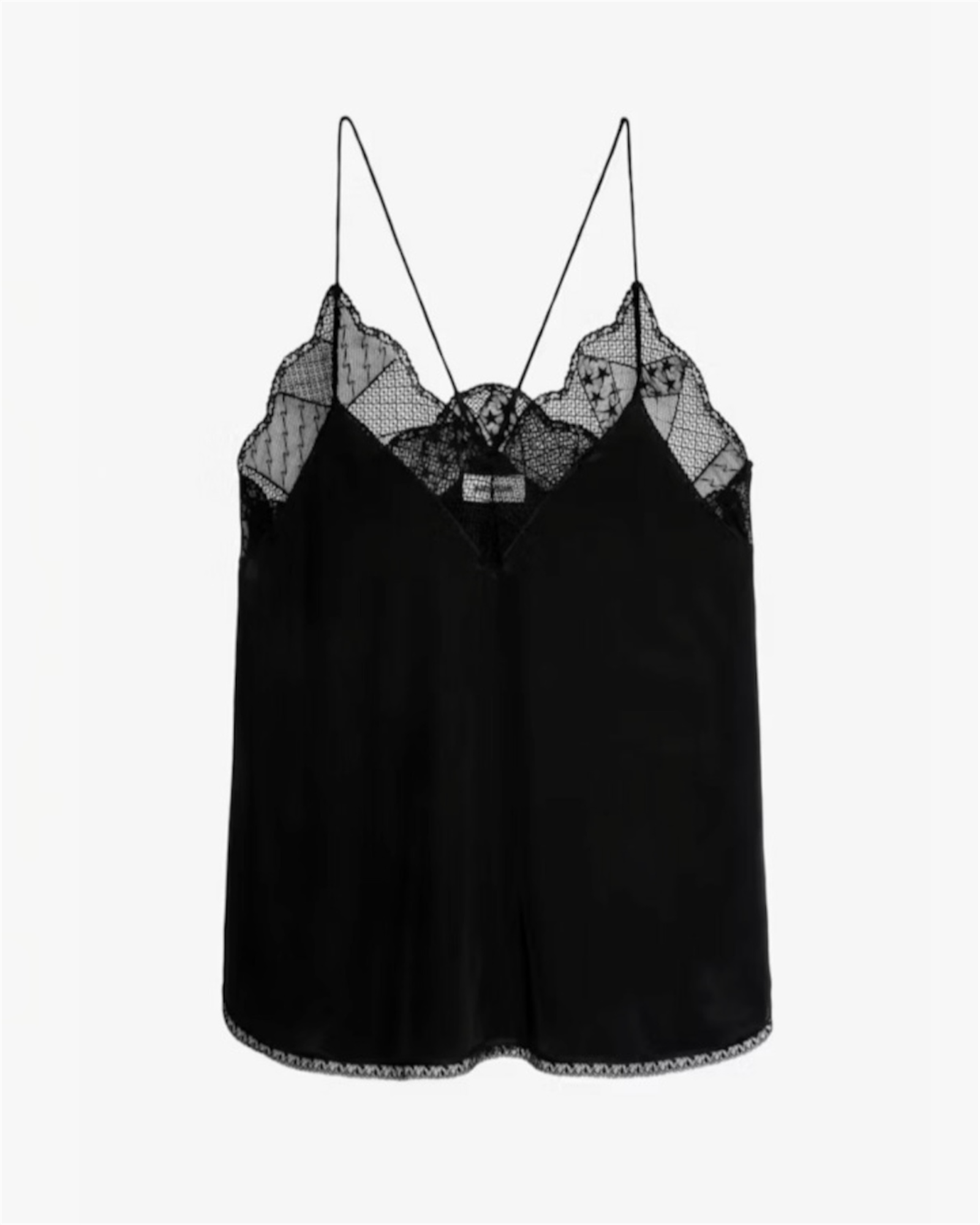 Christy Top With Black Lace