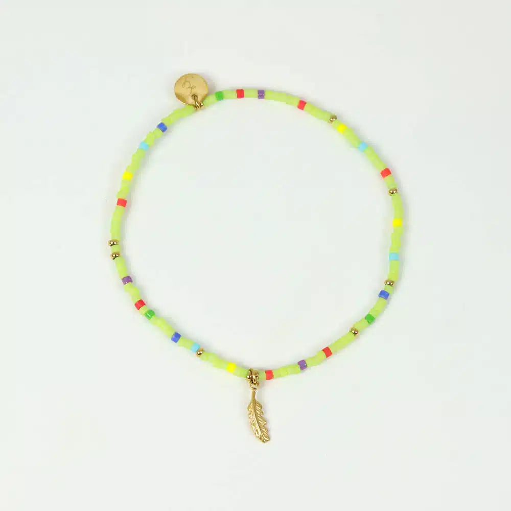 Amessia Steel Bracelet Green