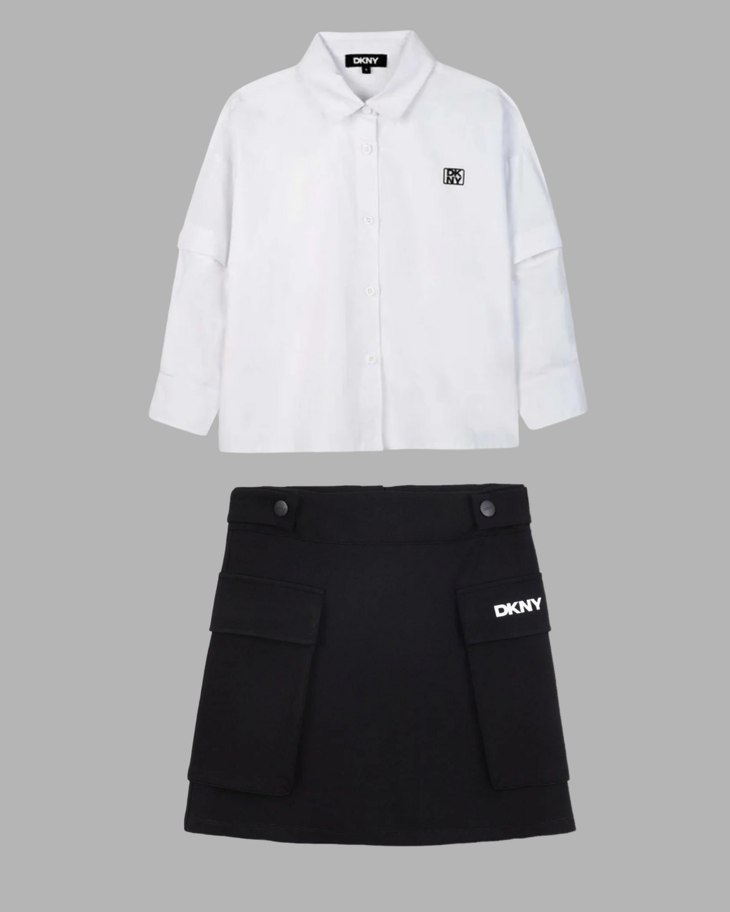 Black Mini Skirt With Pockets