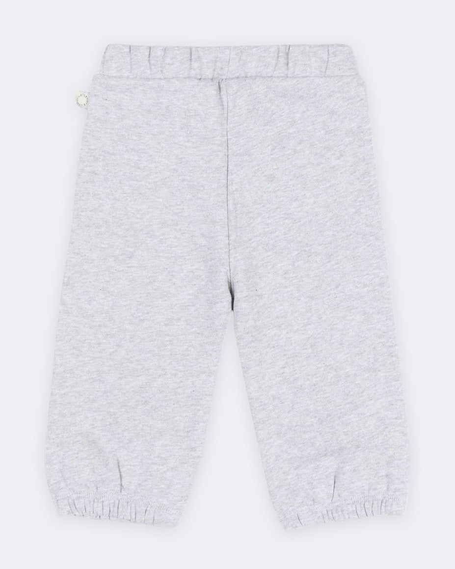 Сиво спортно долнище със супергерои за бебе