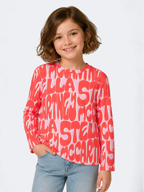 Блуза с надписи Stella McCartney за момиче
