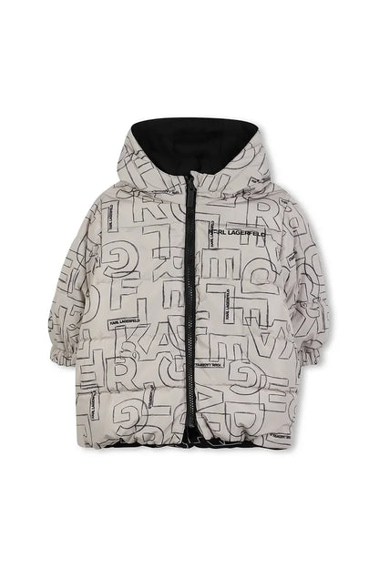Beige-Black Reversible Jacket