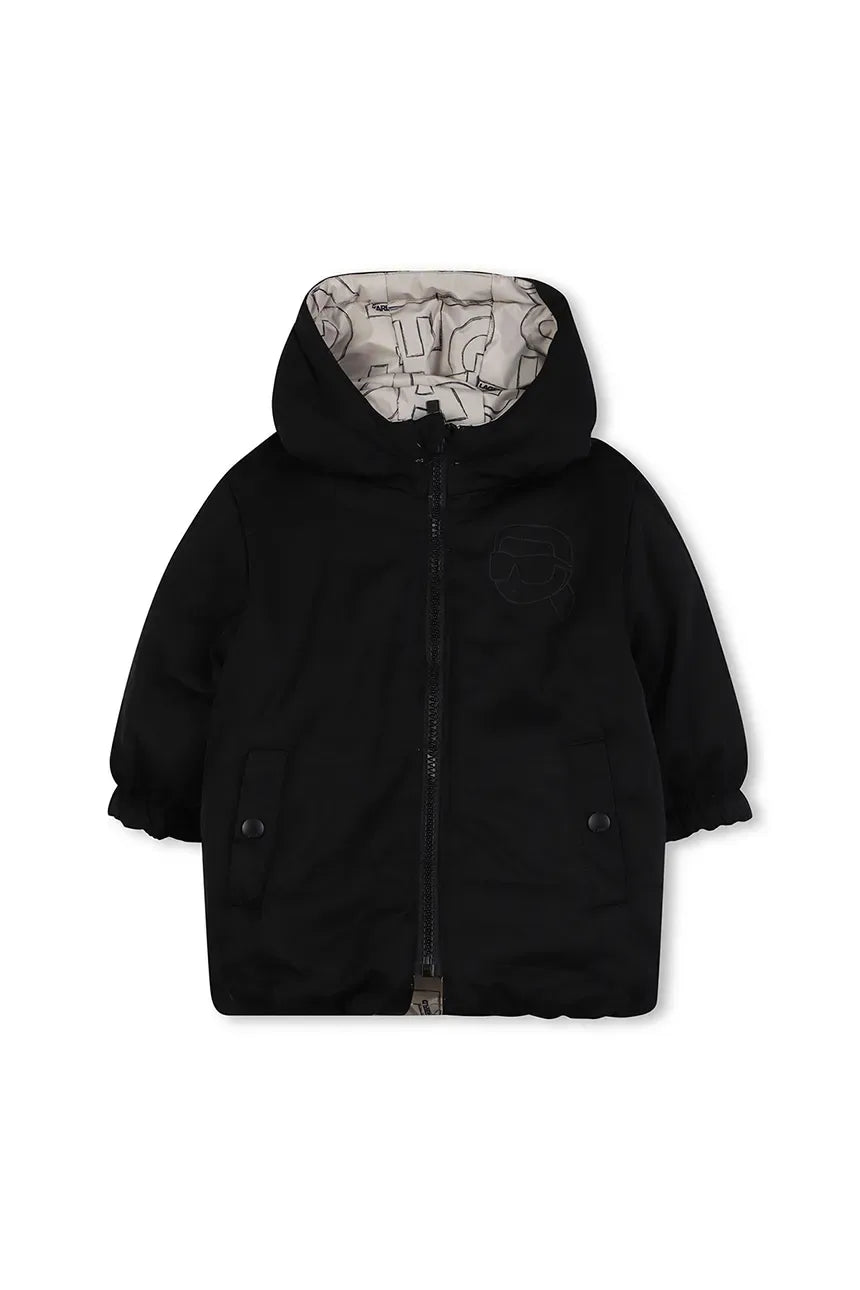 Beige-Black Reversible Jacket