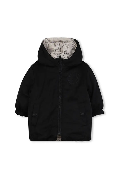 Beige-Black Reversible Jacket