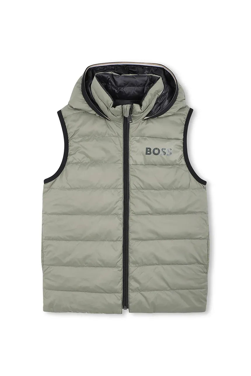 Hooded Quilted Gilet