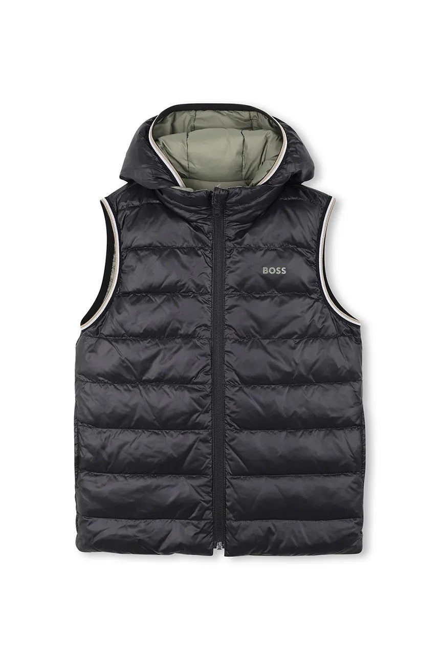 Hooded Quilted Gilet