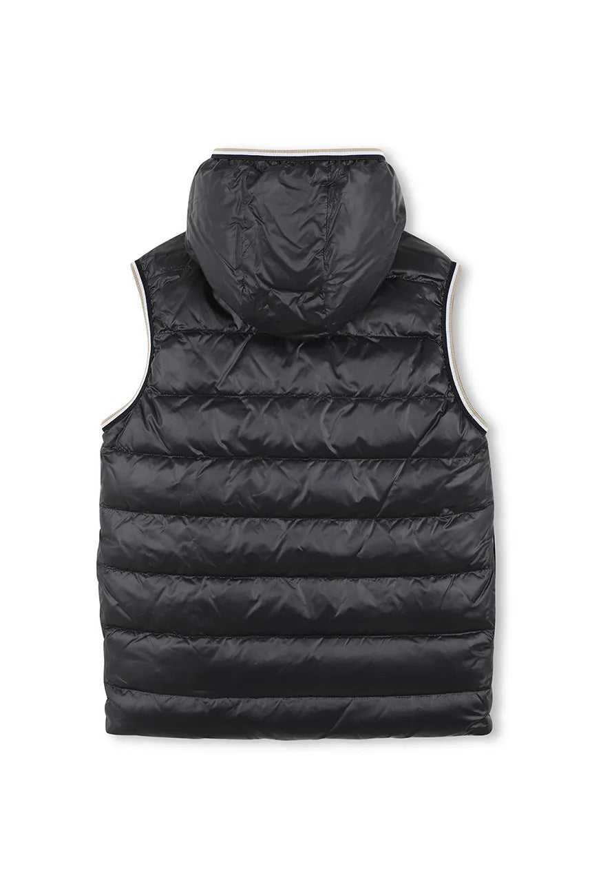 Hooded Quilted Gilet