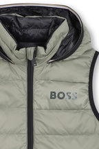 Hooded Quilted Gilet