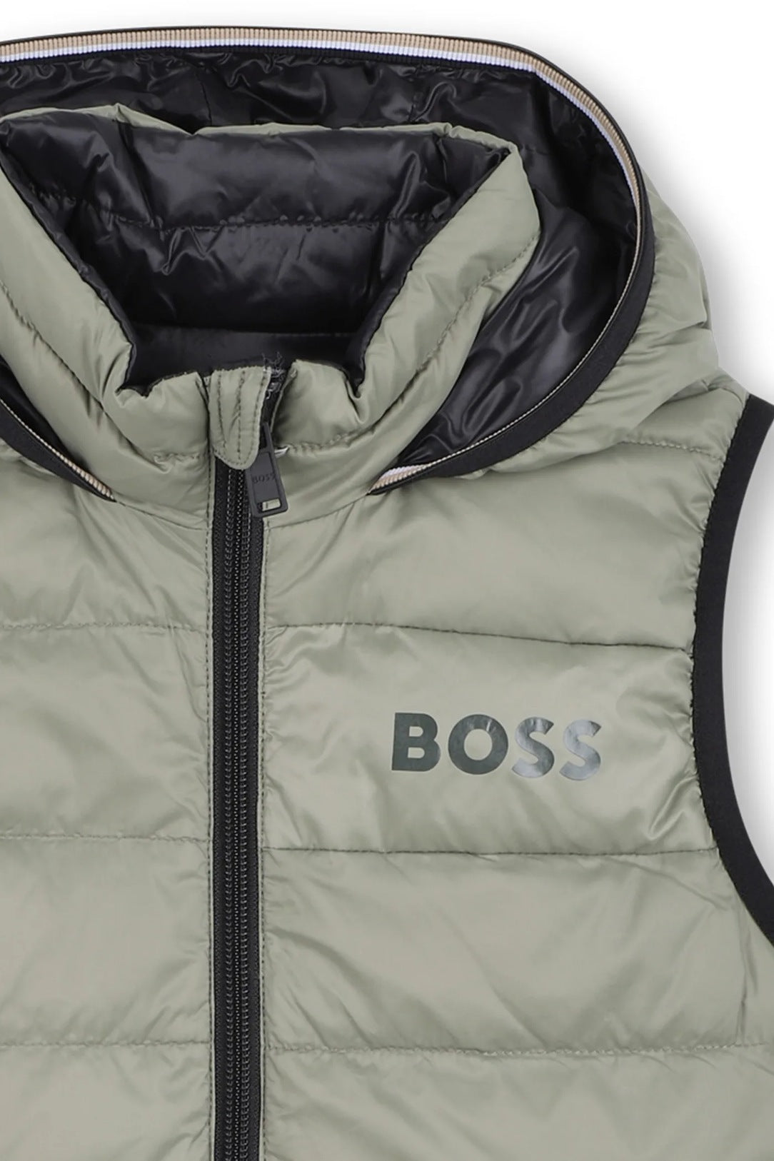 Hooded Quilted Gilet