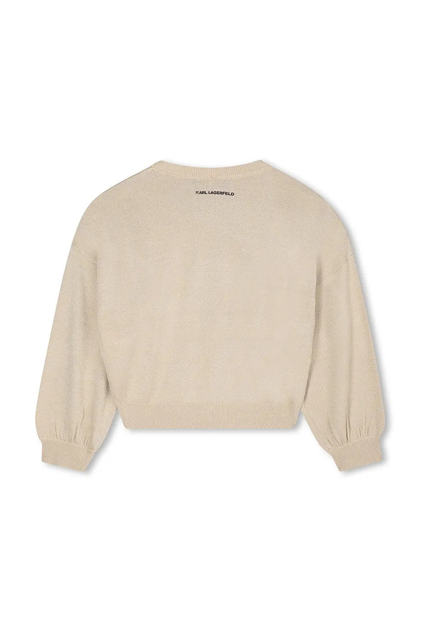 Beige Knitted Sweater