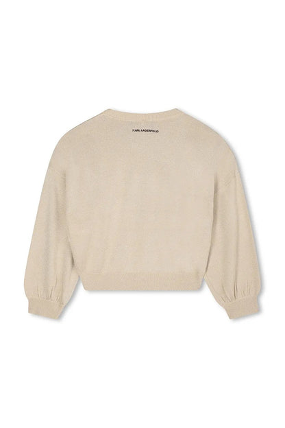 Beige Knitted Sweater