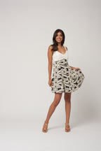 Black and White Lace Dress