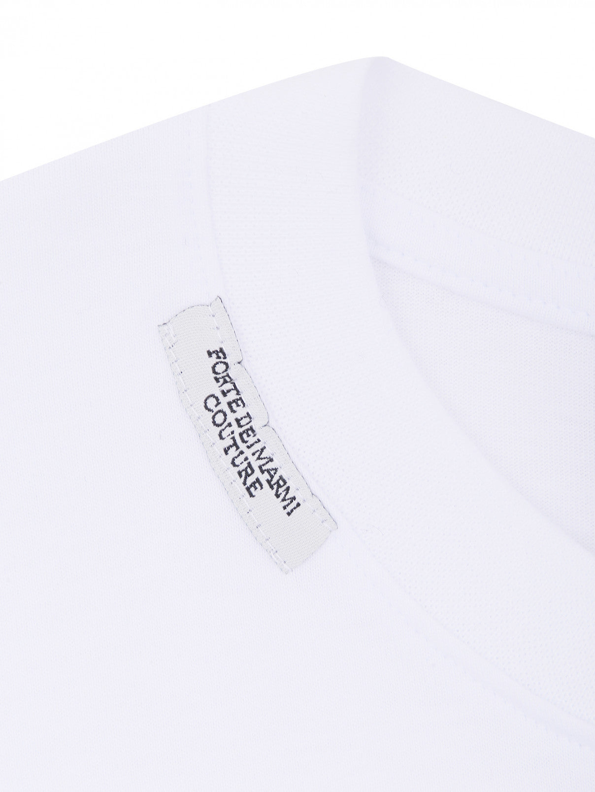 White Print Pocket T-Shirt