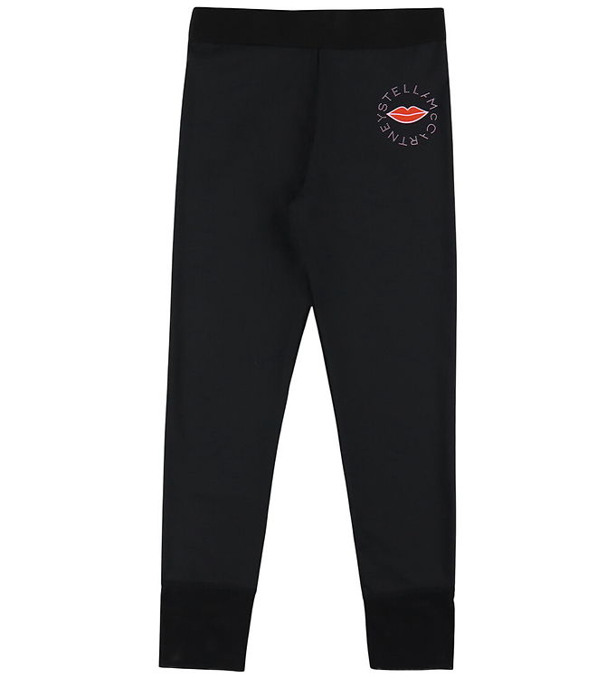 Black Leggings With Logo