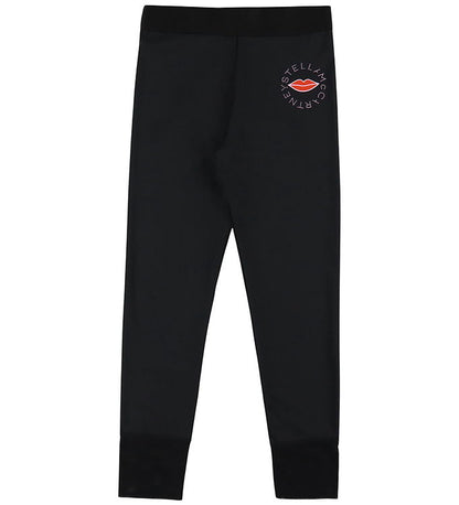 Black Leggings With Logo