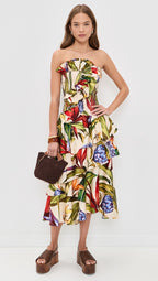 Florart Strapless Dress