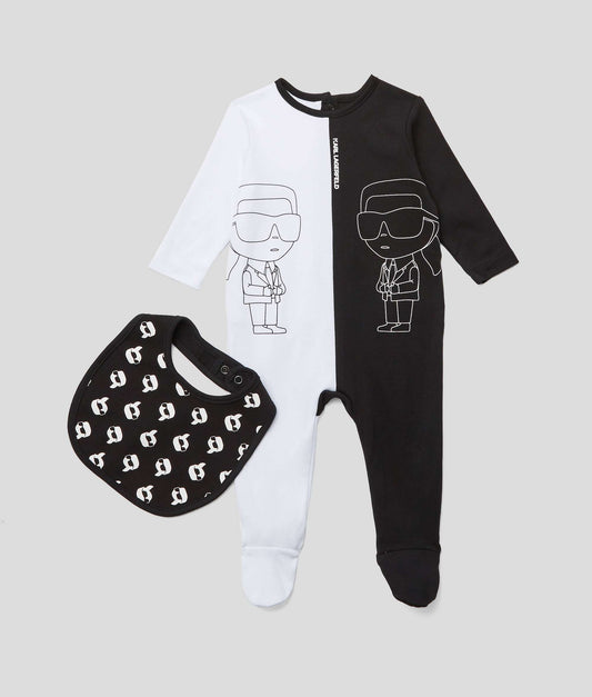 K/Ikonik Pyjamas & Bib Set