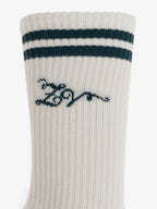 Logo-Embroidered Stripes Socks