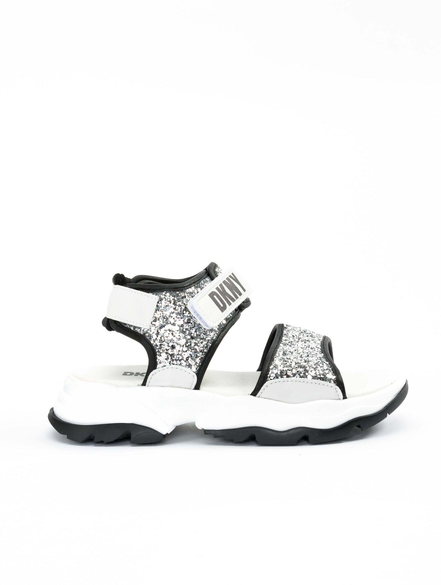 White & Silver Sandals