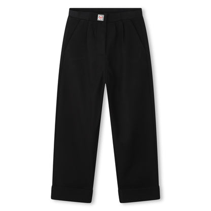 Pleated Roll-Up Trousers