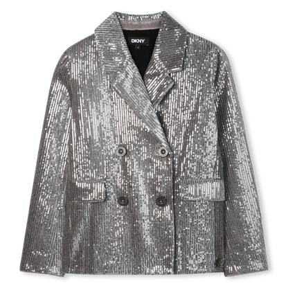 Silver Sequins Blazer