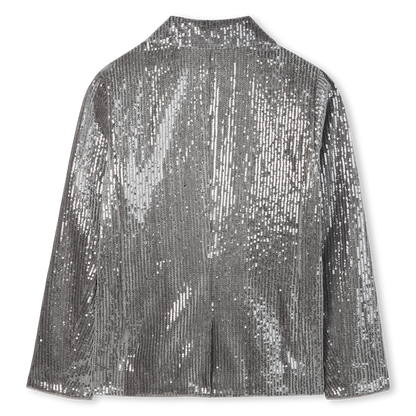 Silver Sequins Blazer