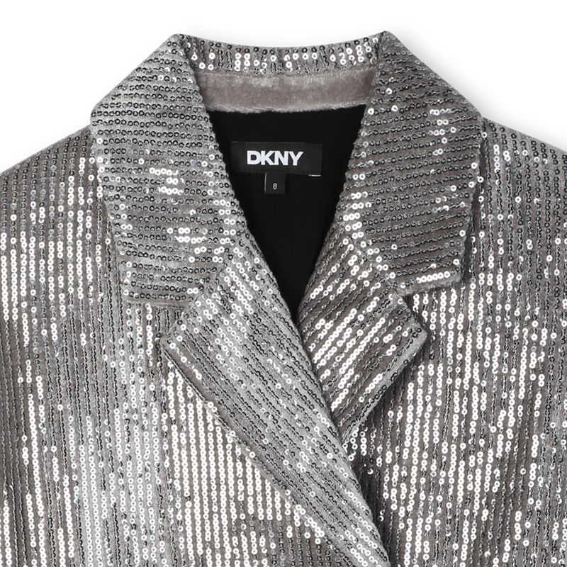 Silver Sequins Blazer