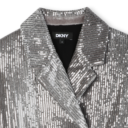 Silver Sequins Blazer