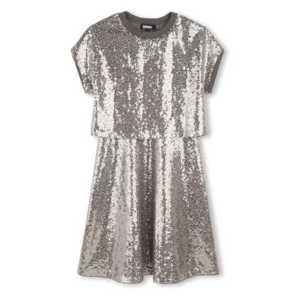 Silver Sequins Dress