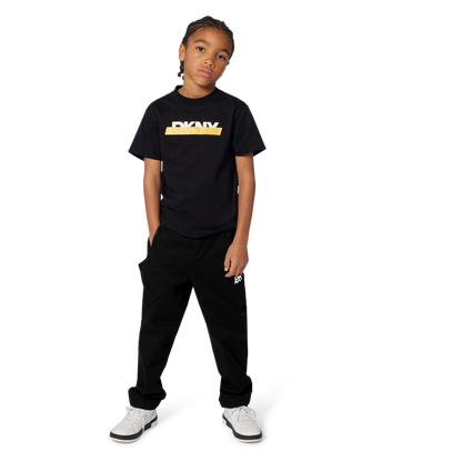 Black Yellow Logo T-Shirt