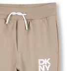 Beige Fleece Sweatpants