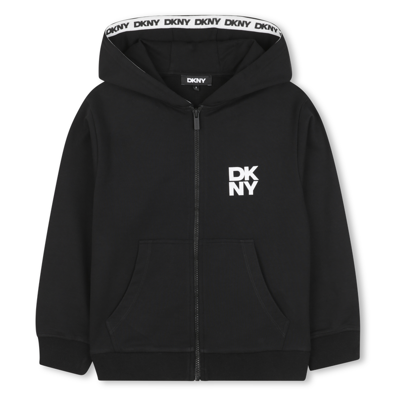 Hooded Zip Cardigan
