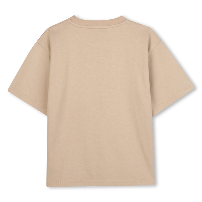 Short-Sleeved Beige T-Shirt