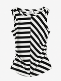 Striped Draped Top