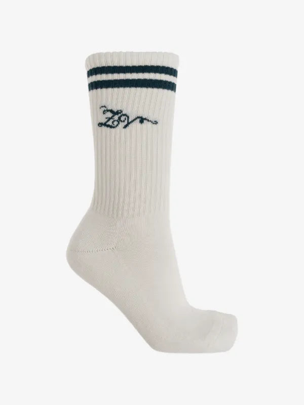 Logo-Embroidered Stripes Socks