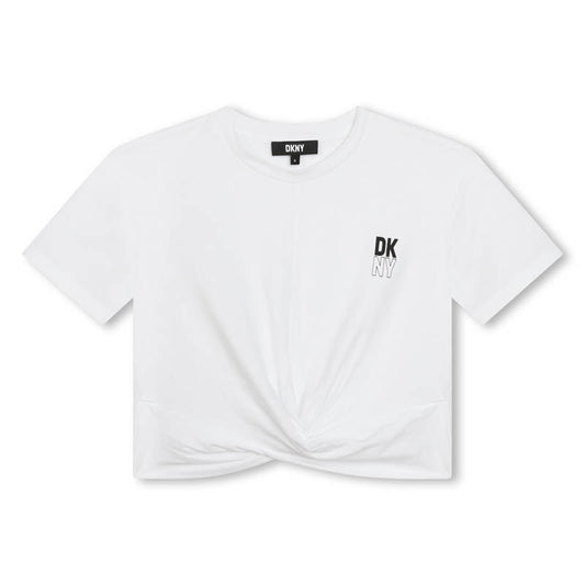 White Crop Logo T-Shirt