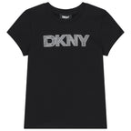 Girls Black Logo T-Shirt