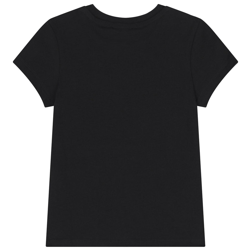 Girls Black Logo T-Shirt
