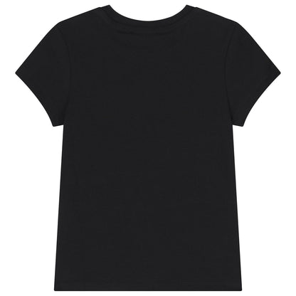Girls Black Logo T-Shirt