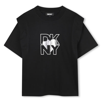 Girls Black Logo T-Shirt