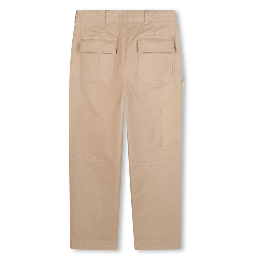 Beige Logo Trousers