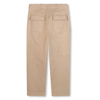 Beige Logo Trousers