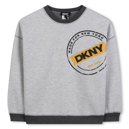 Grey Logo Reversible Sweater