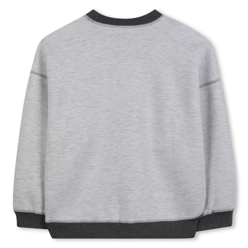 Grey Logo Reversible Sweater