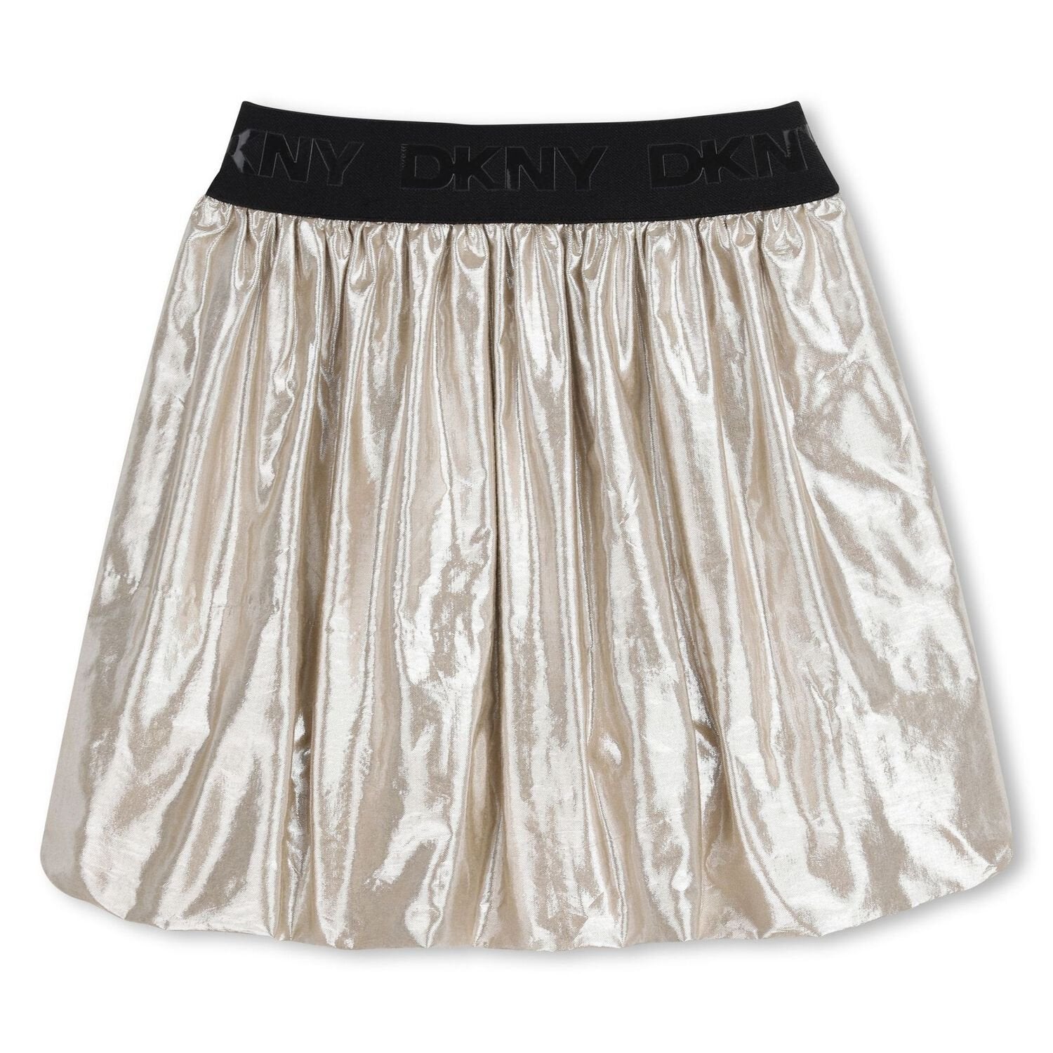 Girls Gold Bubble Skirt